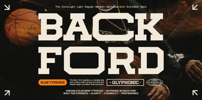 GC Back Ford Font Poster 1