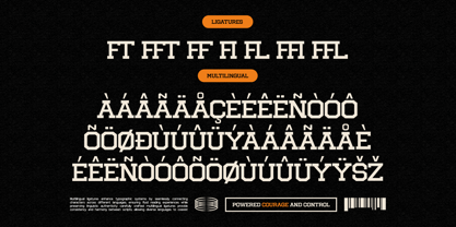 GC Back Ford Font Poster 12