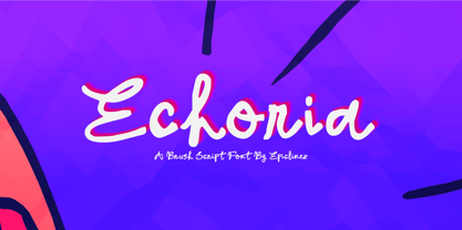 Echoria Font Poster 1