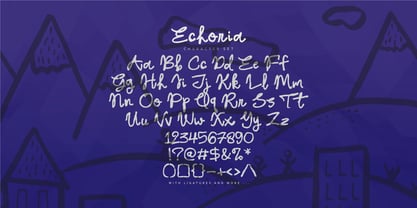 Echoria Font Poster 5