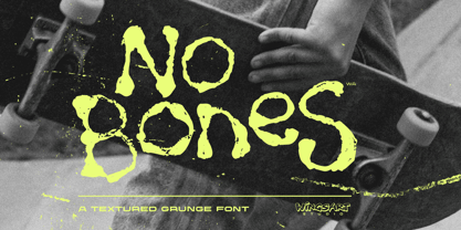 No Bones Font Poster 1