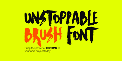 Raw Voltage Font Poster 2