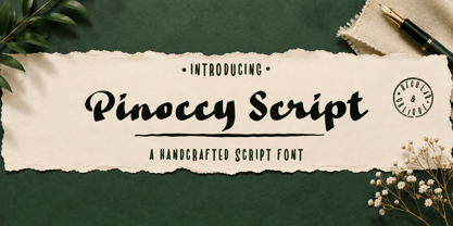 Pinoccy Font Poster 1