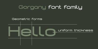 Gorgany Font Poster 4