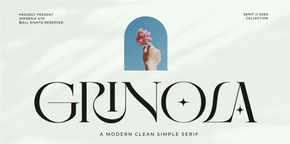 Grinola Font Poster 1