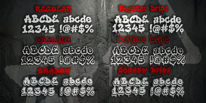 Beefy Graffiti Font Poster 2
