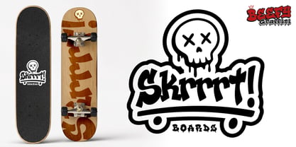 Beefy Graffiti Font Poster 11