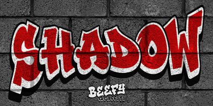 Beefy Graffiti Font Poster 9