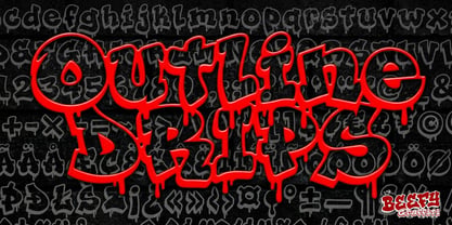 Beefy Graffiti Font Poster 8