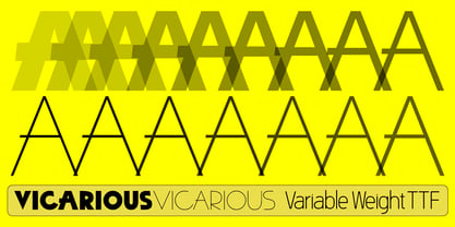 Vicarious Font Poster 2