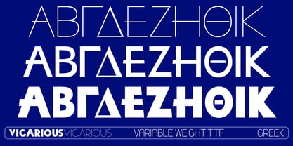 Vicarious Font Poster 3