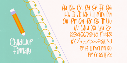 Childwop Finnaly Font Poster 10