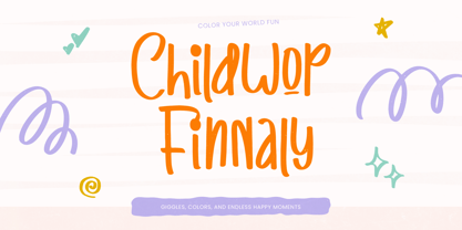 Childwop Finnaly Font Poster 1