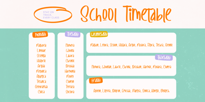 Childwop Finnaly Font Poster 3