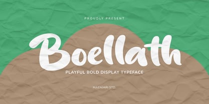 Boellath Font Poster 1