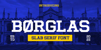 Borglas Font Poster 1