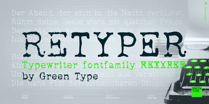 ReTyper Font Poster 1