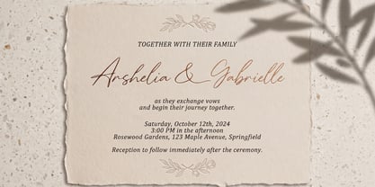 Mabriella Font Poster 7