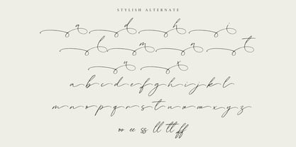 Mabriella Font Poster 9