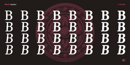 Ribelle Variable Font Poster 4