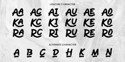 Hachian Font Poster 9