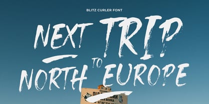 Blitz Curlers Font Poster 7