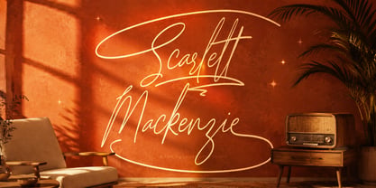 Scarlett Mackenzie Font Poster 1
