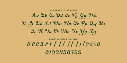 Rancok Font Poster 5