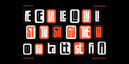 Kravon Font Poster 7
