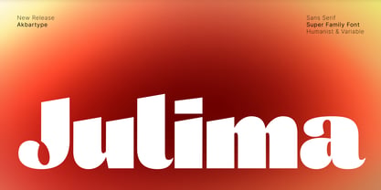 Julima Font Poster 1