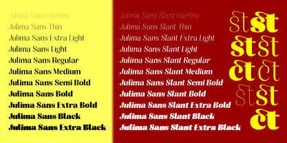 Julima Font Poster 4