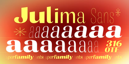 Julima Font Poster 3