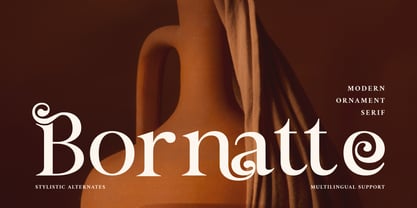 Bornatte Font Poster 1