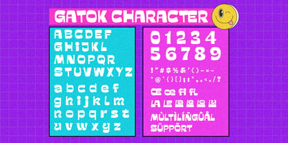 Gatok Font Poster 10