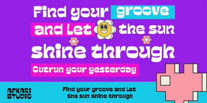Gatok Font Poster 2