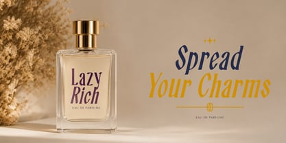 Lazyrich Font Poster 4