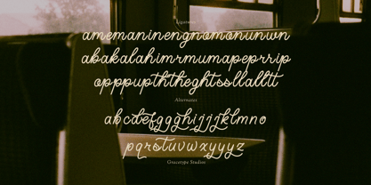 Mastin Calum Font Poster 12