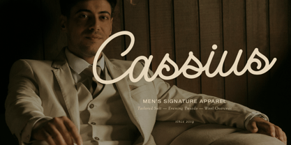 Mastin Calum Font Poster 4