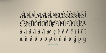 Thalabul Ilmi Font Poster 11