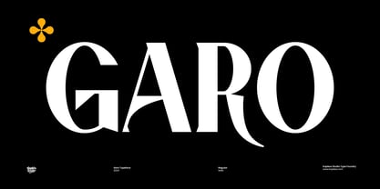 Garo Font Poster 1