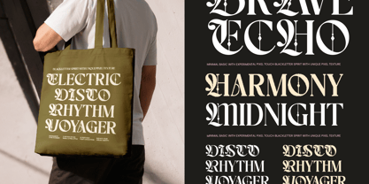 Choire Pixel Font Poster 5