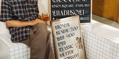 Choire Pixel Font Poster 7