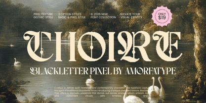 Choire Pixel Font Poster 1