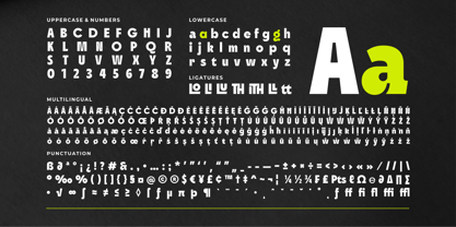 Agilov Font Poster 9