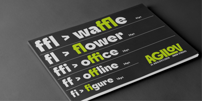 Agilov Font Poster 8