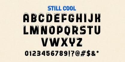 Still Cool Font Poster 3