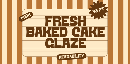 Good Cake Font Poster 7