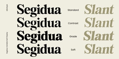 Segidua Font Poster 10