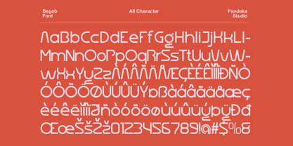 Begob Font Poster 9