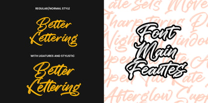 Vibe Shift Font Poster 6